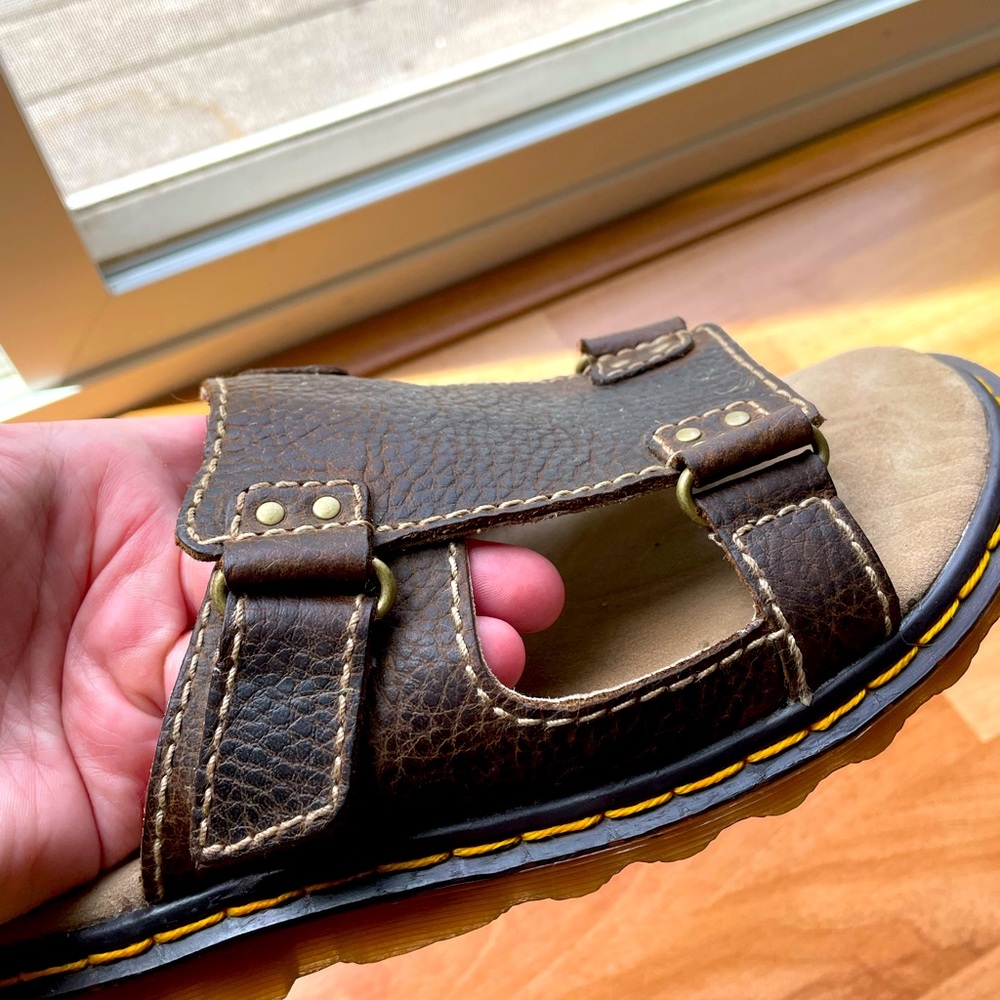 Dr. Marten’s Mens Sandals, size 8.5, Brown Leather